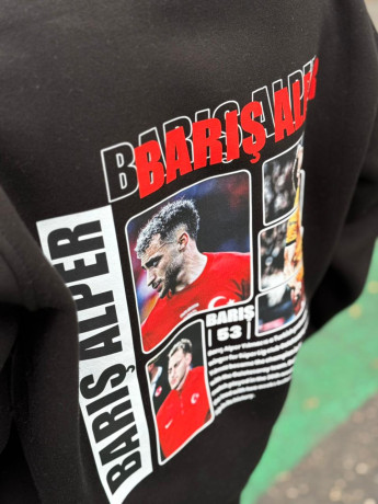 Barış Alper Dizaynlı Hoody – Qara Rəng